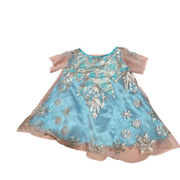 Build A Bear Frozen Elsa Sparkly Dress - Picture 1 of 2